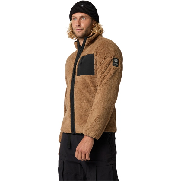 2026 Mystic Herre Dark Tech Series Teddy Zip Thru Fleece 35104.23 - Slate Brown